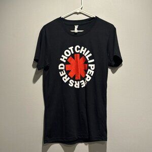 Red Hot Chili Peppers Black Short Sleeve Concert Tee